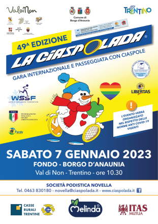 49a edizione de la ciaspolada – corsa e passeggiata internazionale con racchette da neve